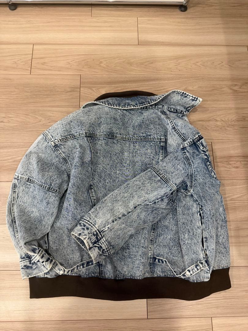 着用1回✨ AmeriVintage ✨RIB MIXDENIM BLOUSON