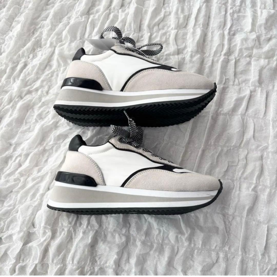 【新品未使用】 スコットクラブ ウェッジソールスニーカー 現行モデル 厚底