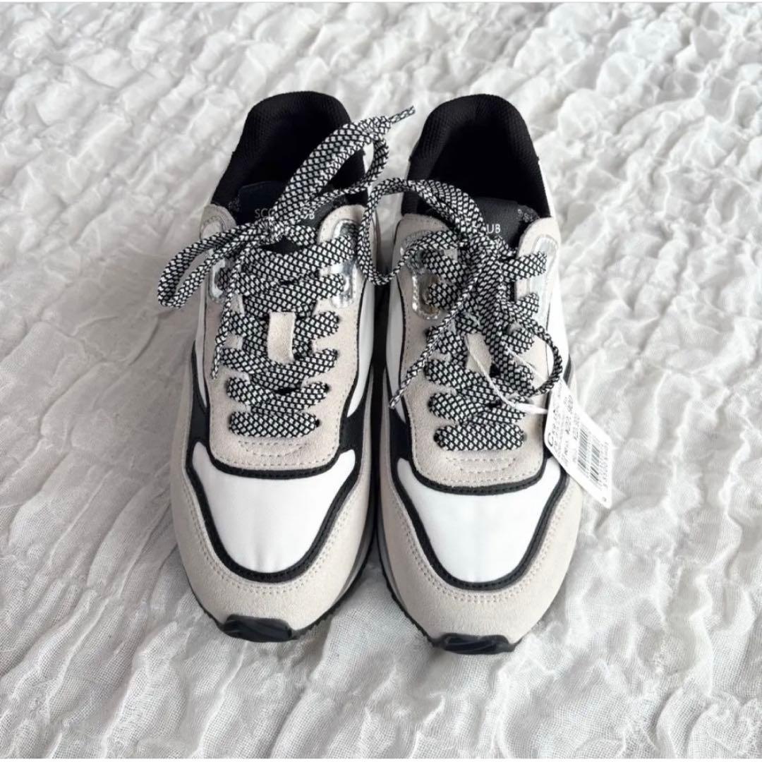 【新品未使用】 スコットクラブ ウェッジソールスニーカー 現行モデル 厚底