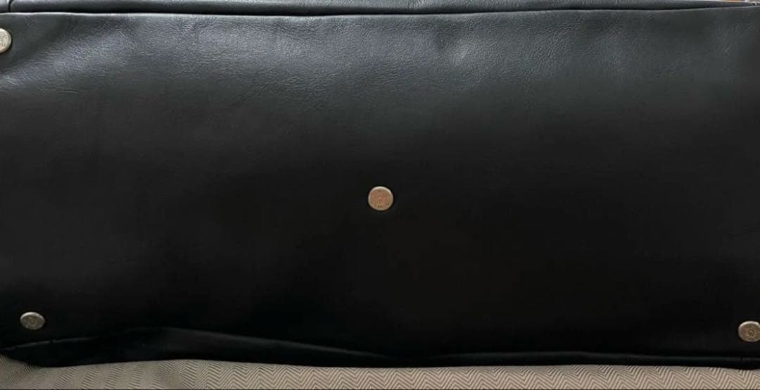 ACUNEOレザー ボストンバッグ ブラック