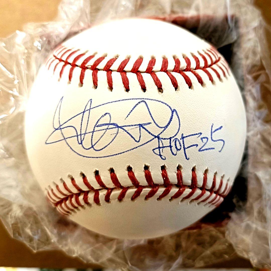 【証明あり】イチロー／直筆サインボール／HOF25／インスクリプション