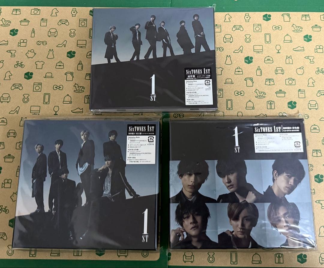 SixTONES 「1ST」アルバム 通常盤 原石盤 音色盤の3セット