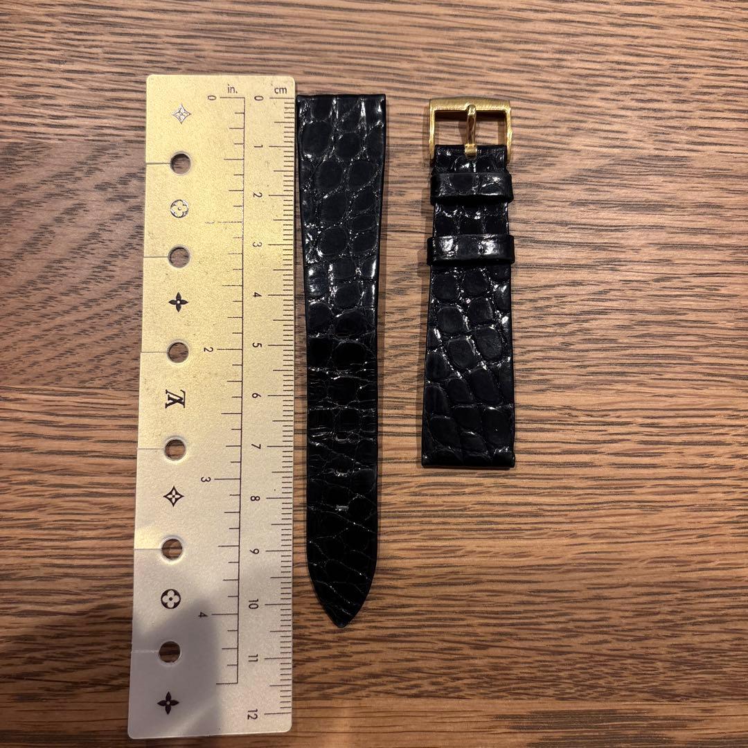 ROLEX ブラックレザーベルト 純正