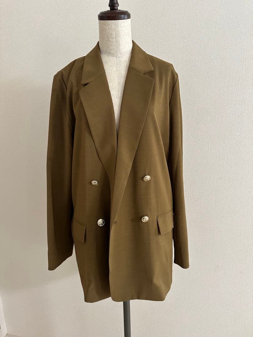 【軽量380g/手洗い可/華奢見え】ストレッチツイルテーラードジャケット