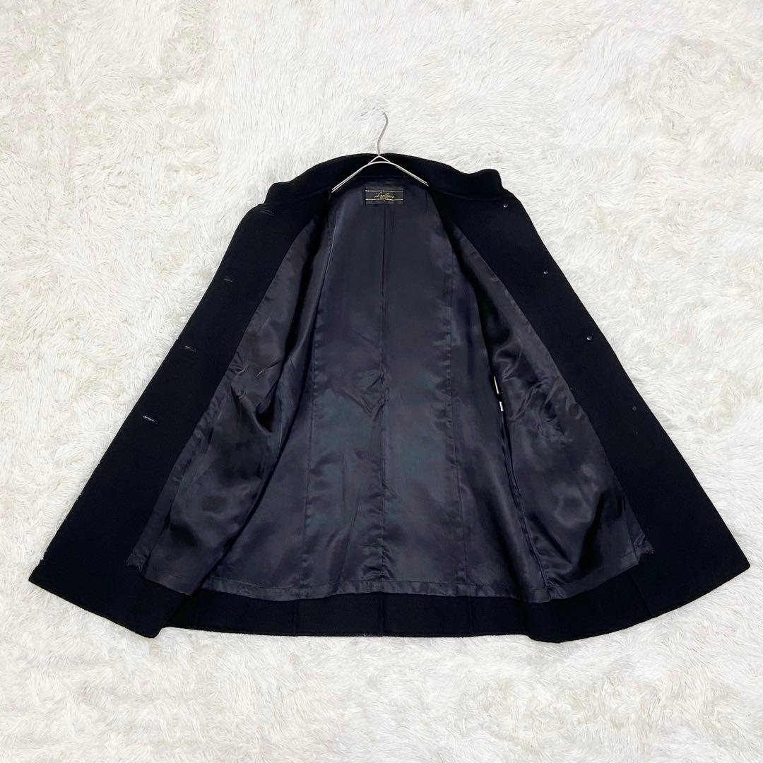 【極美品】レリアン カシミヤ スタンドカラー コート 大きめ ゆったりめ