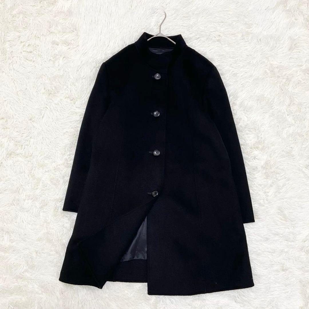 【極美品】レリアン カシミヤ スタンドカラー コート 大きめ ゆったりめ