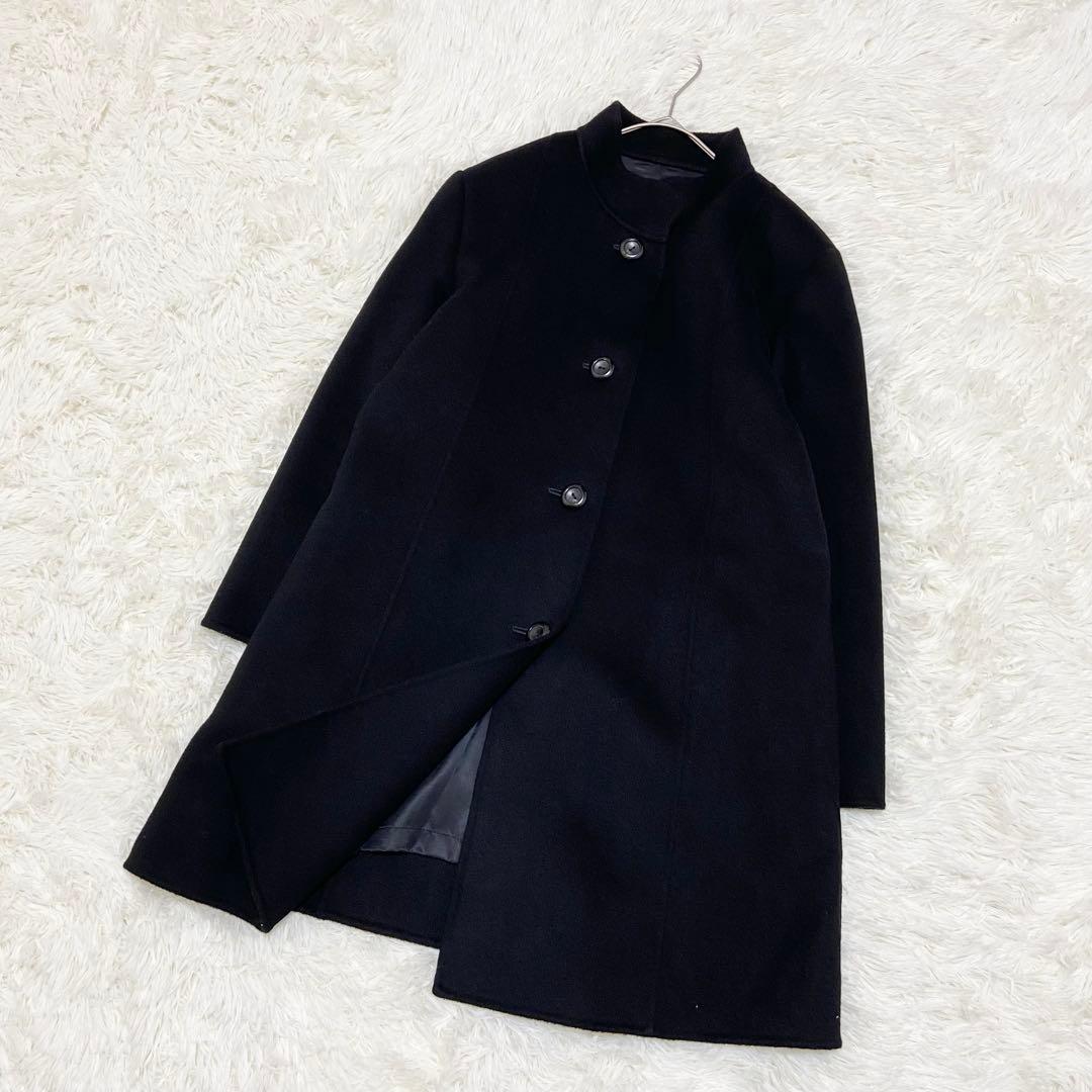 【極美品】レリアン カシミヤ スタンドカラー コート 大きめ ゆったりめ