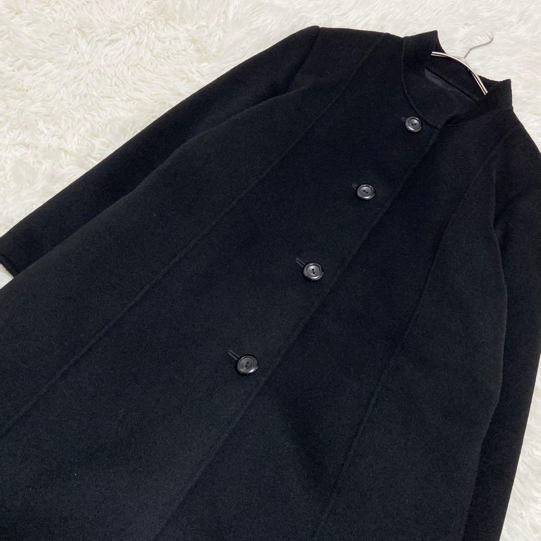 【極美品】レリアン カシミヤ スタンドカラー コート 大きめ ゆったりめ