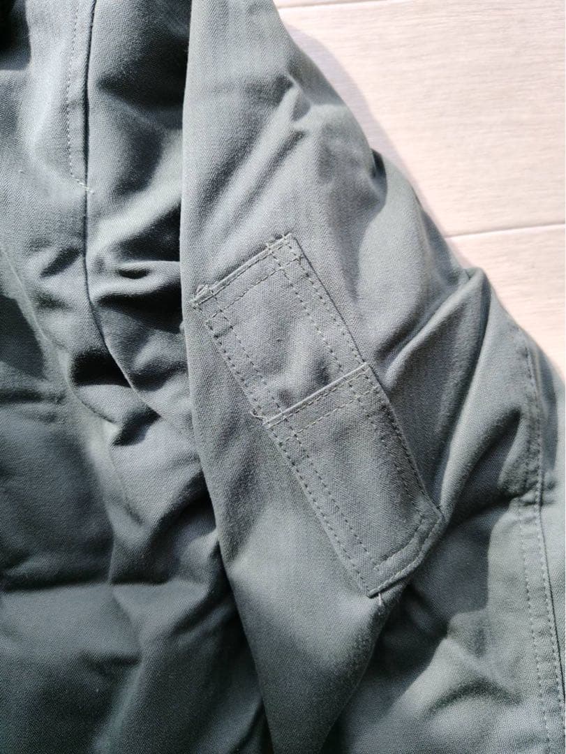 90s　フランス空軍　実物　未使用　フライトジャケット　88L　襟ボア付き