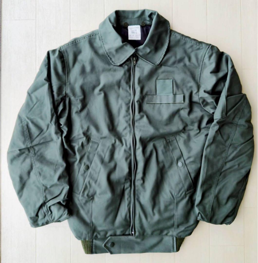 90s　フランス空軍　実物　未使用　フライトジャケット　88L　襟ボア付き