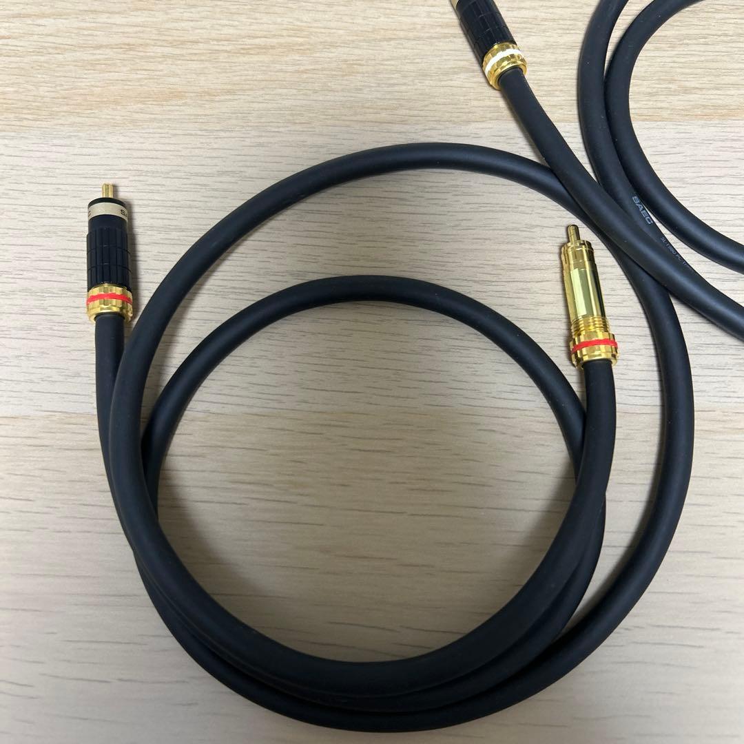 お盆価格8/13〜8/18 SAEC SL-1980 RCAケーブル2本セット