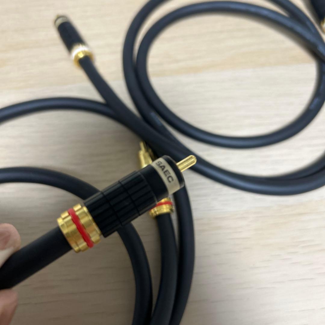 お盆価格8/13〜8/18 SAEC SL-1980 RCAケーブル2本セット