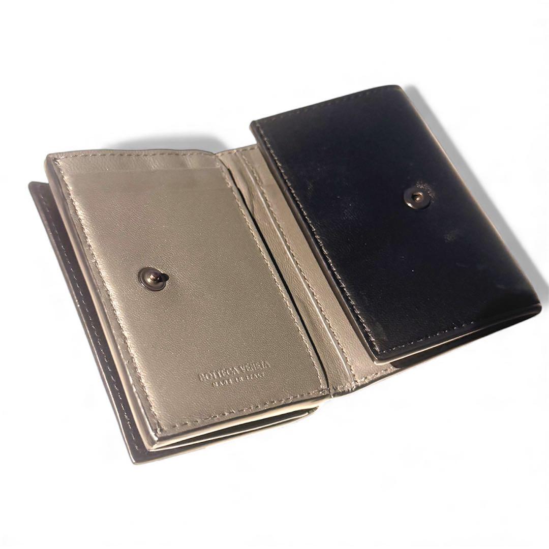 【未使用級】ボッテガヴェネタ 三つ折り財布 イントレチャート RFID搭載