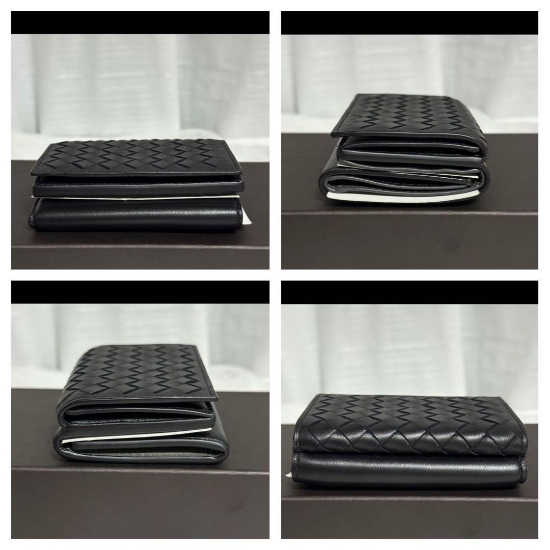 【未使用級】ボッテガヴェネタ 三つ折り財布 イントレチャート RFID搭載