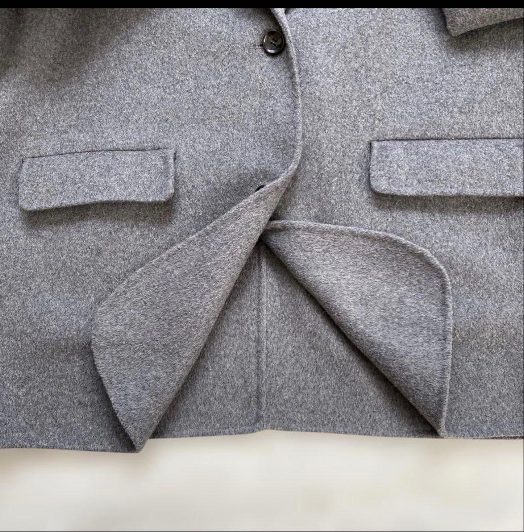 Spick and span ウールミックスリバージャケット グレー　38