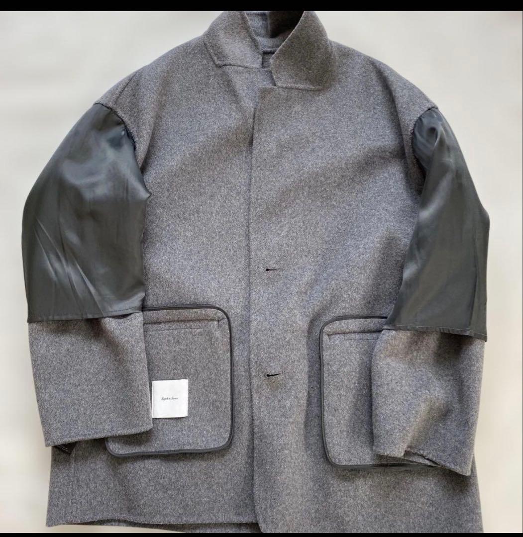 Spick and span ウールミックスリバージャケット グレー　38