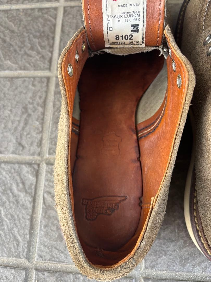 ジ*ン様 廃盤レッドウイング8102 US7 希少モデル