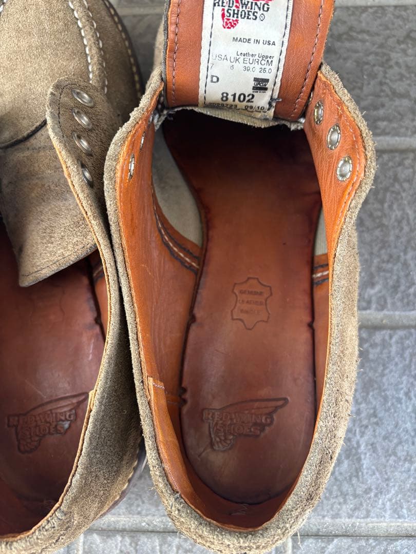 ジ*ン様 廃盤レッドウイング8102 US7 希少モデル