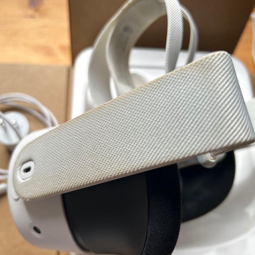 VRヘッドセット ホワイト コントローラー付き