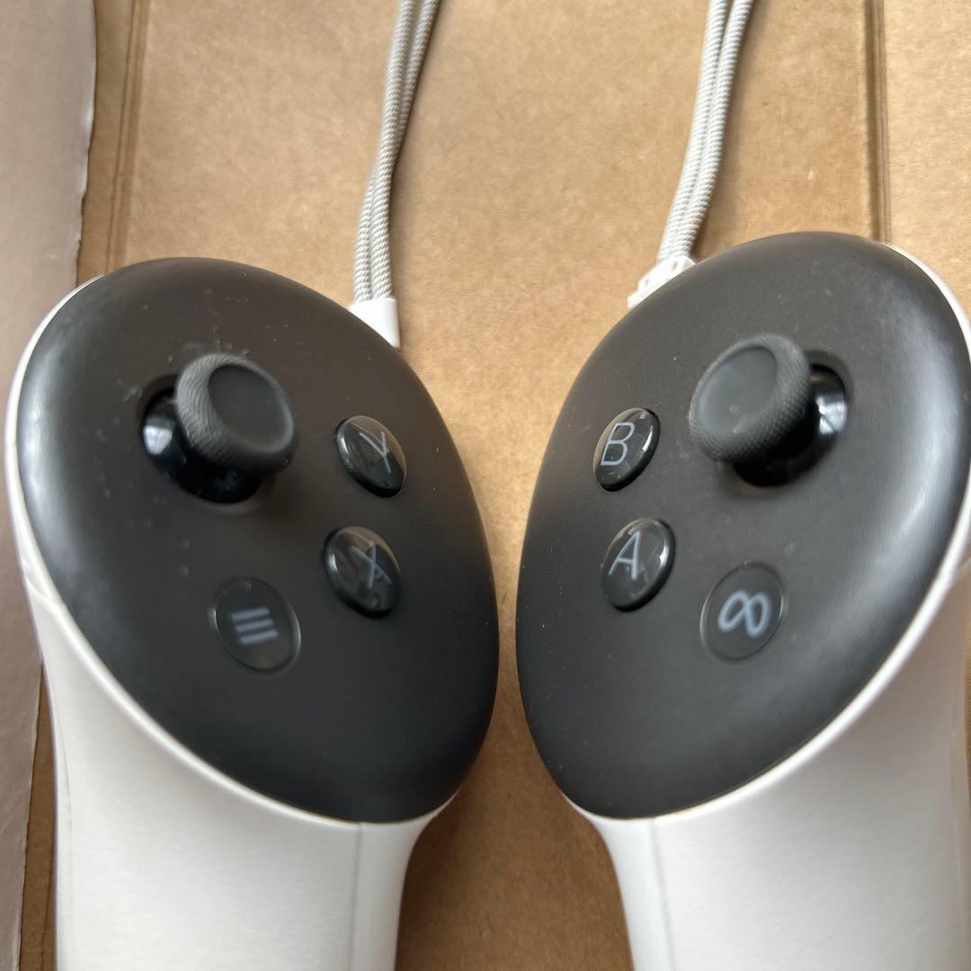 VRヘッドセット ホワイト コントローラー付き