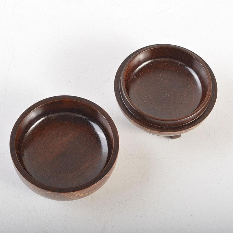 ゆきぴー　茶道具　中谷博峰作螺鈿装飾　鈴虫蒔絵ミッ脚香合共箱　V　6776