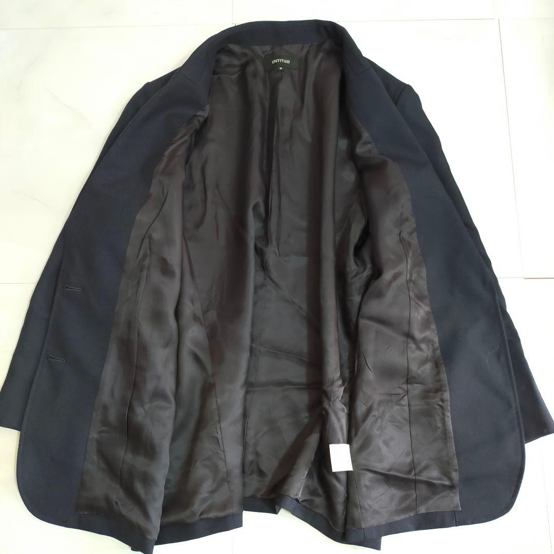 アンタイトル　UNTITLED オックスブレザー 紺ブレ　大きいサイズ