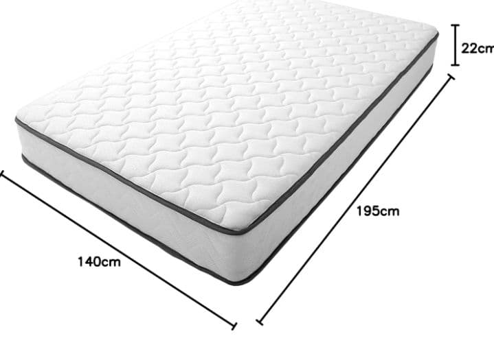 タンスゲン マットレス ダブル 極厚22cm 高密度 736個 コイル つ190