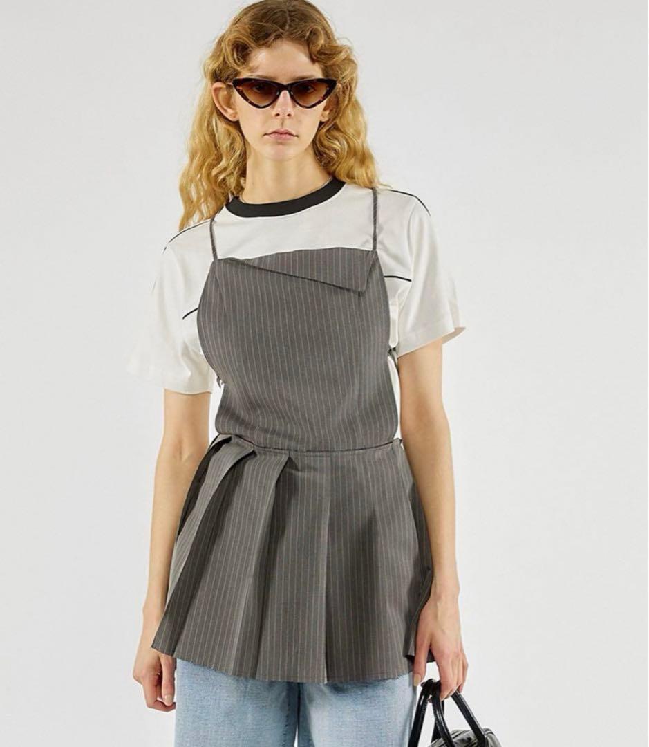 バックオープンプリーツチュニック【MAISON SPECIA