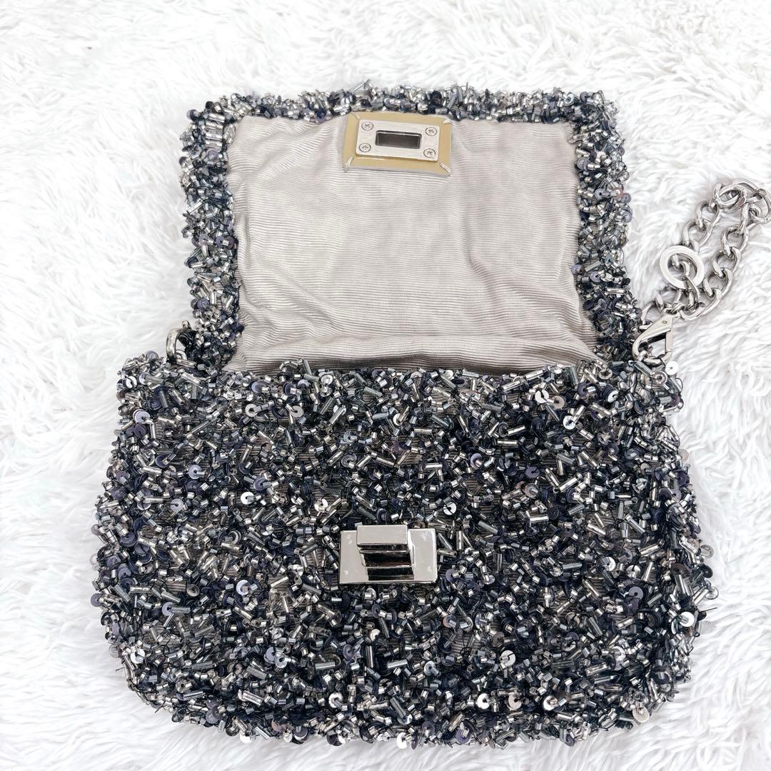 アンテプリマ　2way ワイヤーバッグ　ターンロック　シルバー