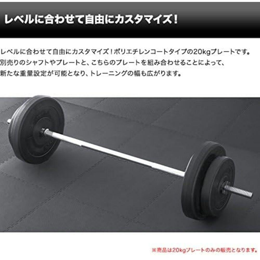 FIELDOORシャフト　２０キロプレート ２枚セット