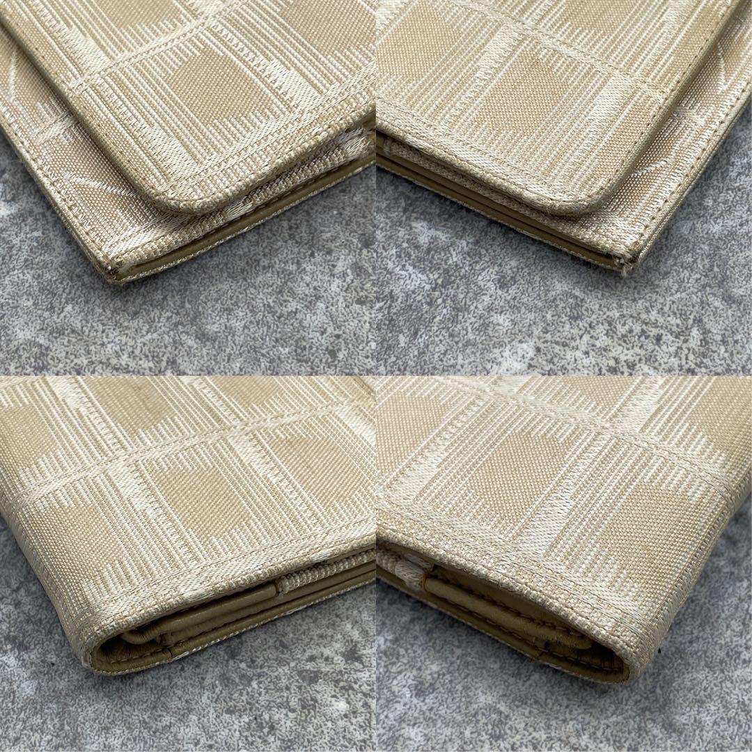 CHANEL シャネル　ニュートラベルライン　長財布　キャンバス　ベージュ