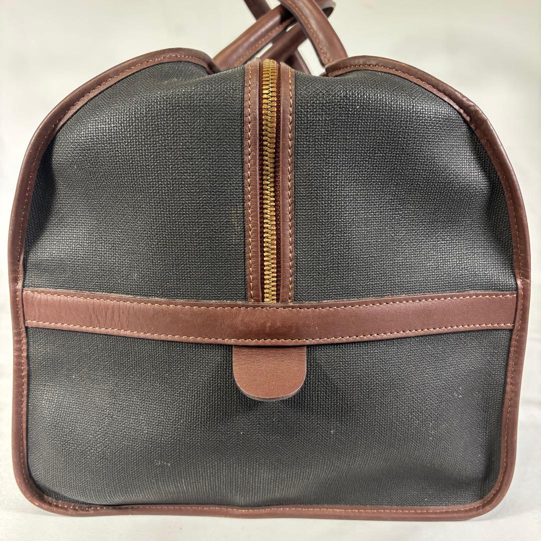 ダンヒル dunhill ボストンバッグ 旅行カバン 南京錠 大容量 ブラウン