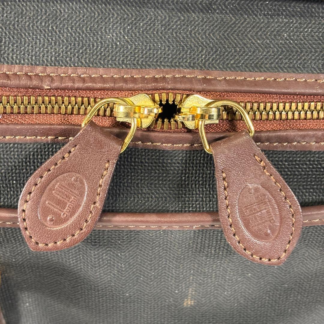 ダンヒル dunhill ボストンバッグ 旅行カバン 南京錠 大容量 ブラウン