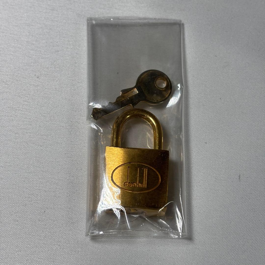 ダンヒル dunhill ボストンバッグ 旅行カバン 南京錠 大容量 ブラウン