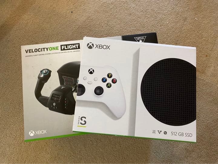 Xbox SeriesS(フライトシミュレーターソフト&操縦桿付き)