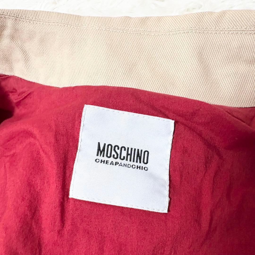 MOSCHINO CHEAP & CHIC＊ステッチデザイントレンチコート 42