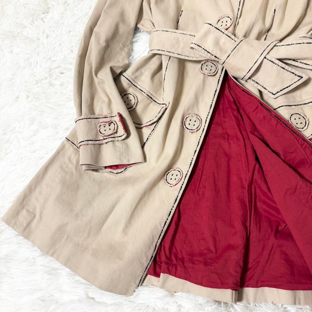 MOSCHINO CHEAP & CHIC＊ステッチデザイントレンチコート 42