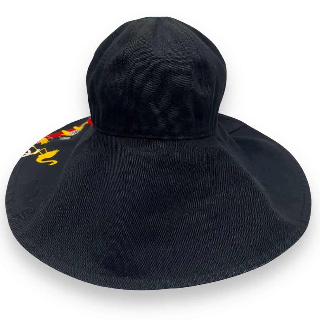 極美品■希少　シャネル　ハット　ココマーク　女優帽子　ブラック　57 アニマル