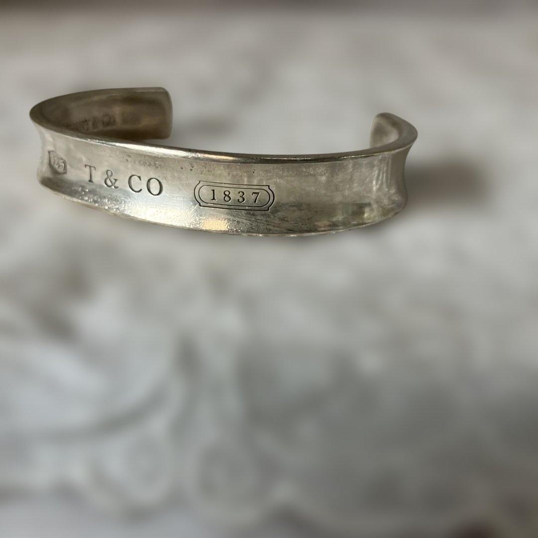 【MH/10/3/18】　T & CO 925シルバーバングル 1837