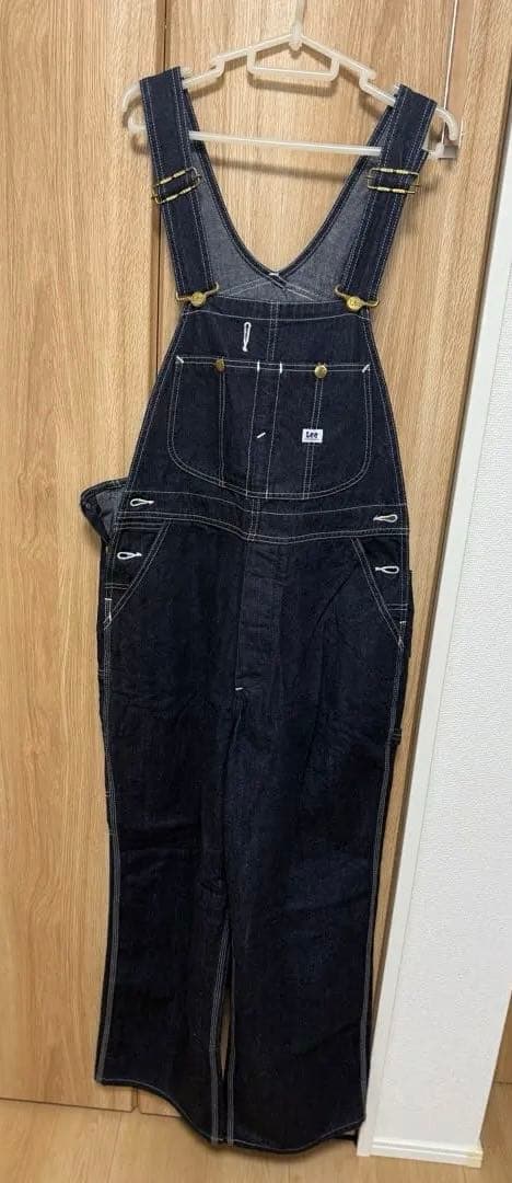 Lee デニム オーバーオール ワイドレッグ 32インチ Ｌ　値下げしました！