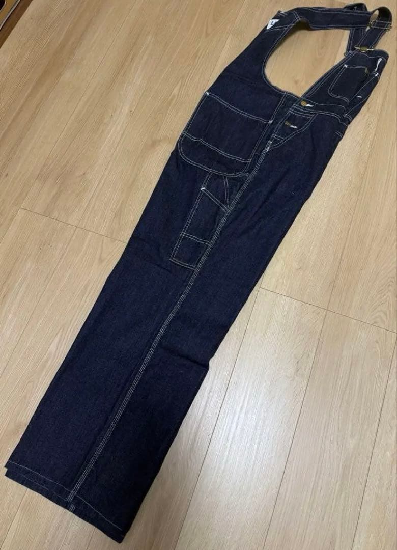 Lee デニム オーバーオール ワイドレッグ 32インチ Ｌ　値下げしました！