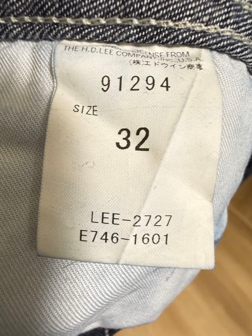 Lee デニム オーバーオール ワイドレッグ 32インチ Ｌ　値下げしました！