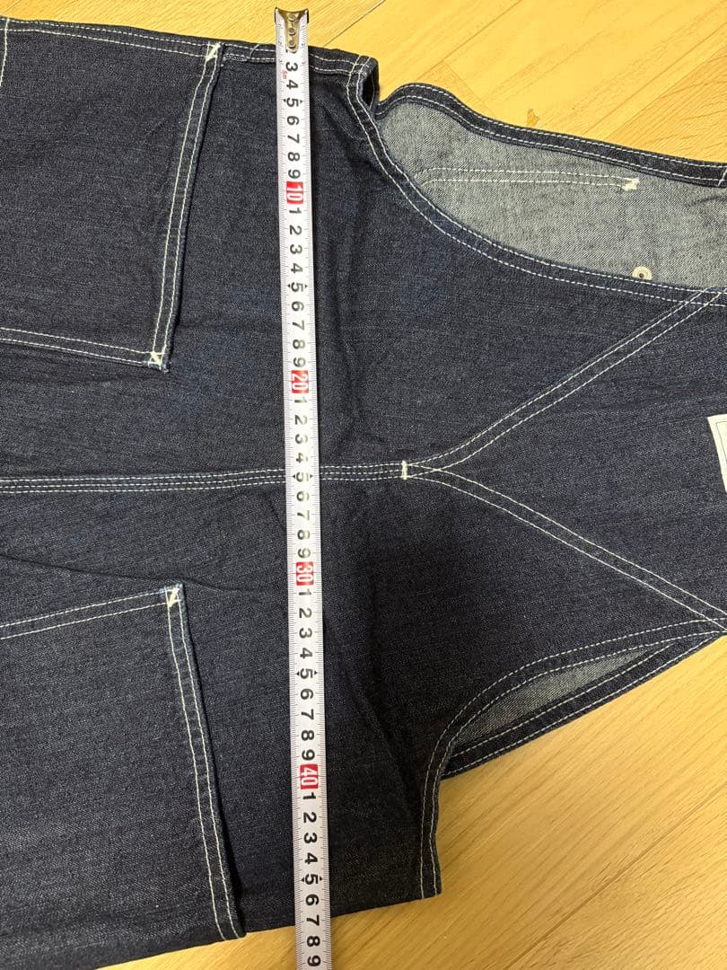 Lee デニム オーバーオール ワイドレッグ 32インチ Ｌ　値下げしました！