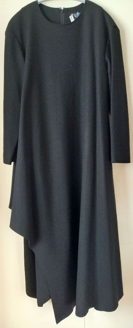 23区　高橋リタさんコラボ　ファインウールジャージー　イレヘムワンピース　黒