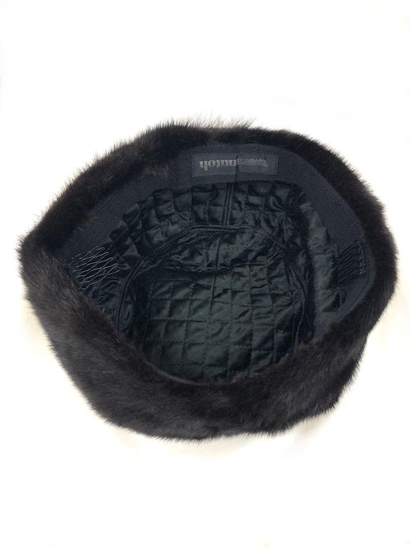 M05/048 SAPPORO mutoh ミンク ファー帽子 トーク帽
