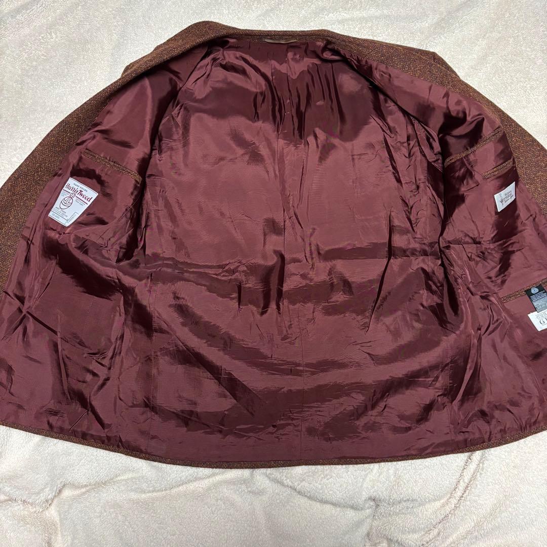 美品 Harris Tweed ドイツ 老舗 テーラードジャケット 75周年記念