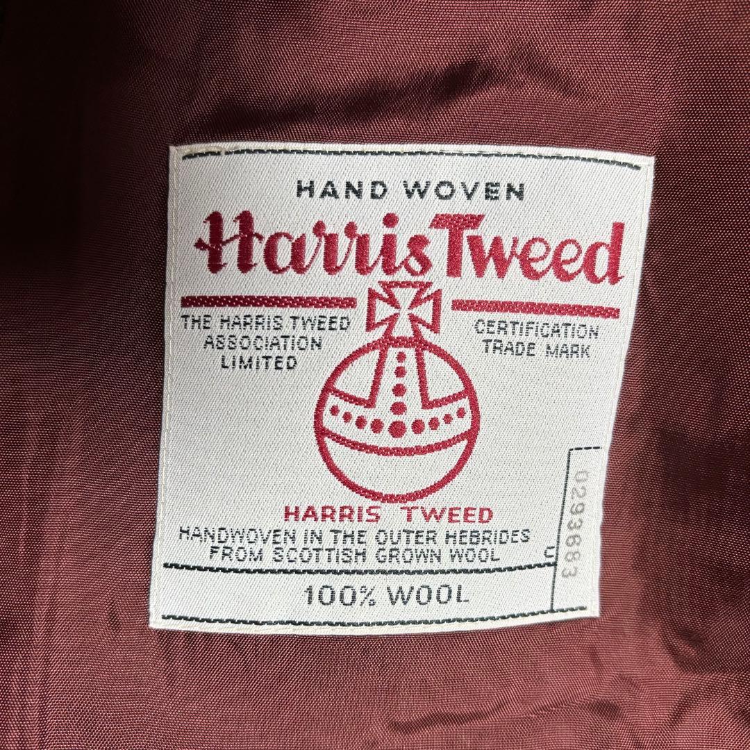 美品 Harris Tweed ドイツ 老舗 テーラードジャケット 75周年記念