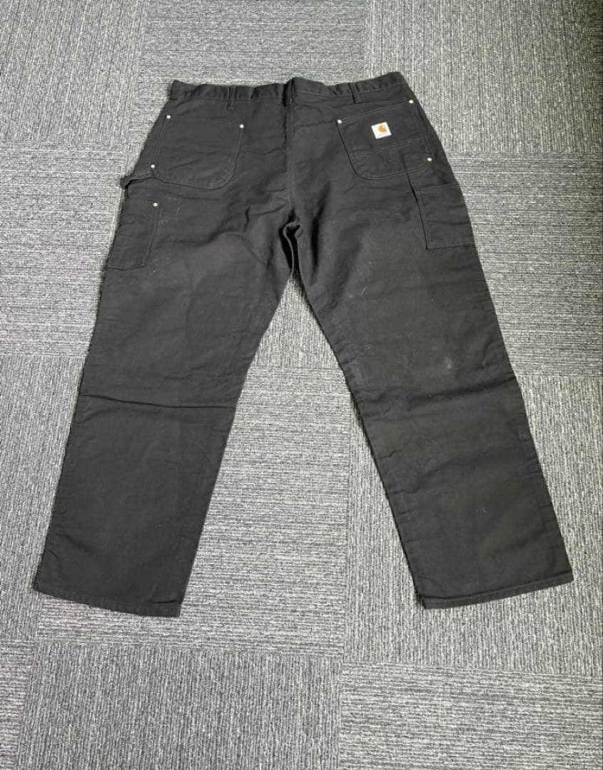 カーハート　ダブルニー　ブラック　42×30 デッドストック　USA 90s〜
