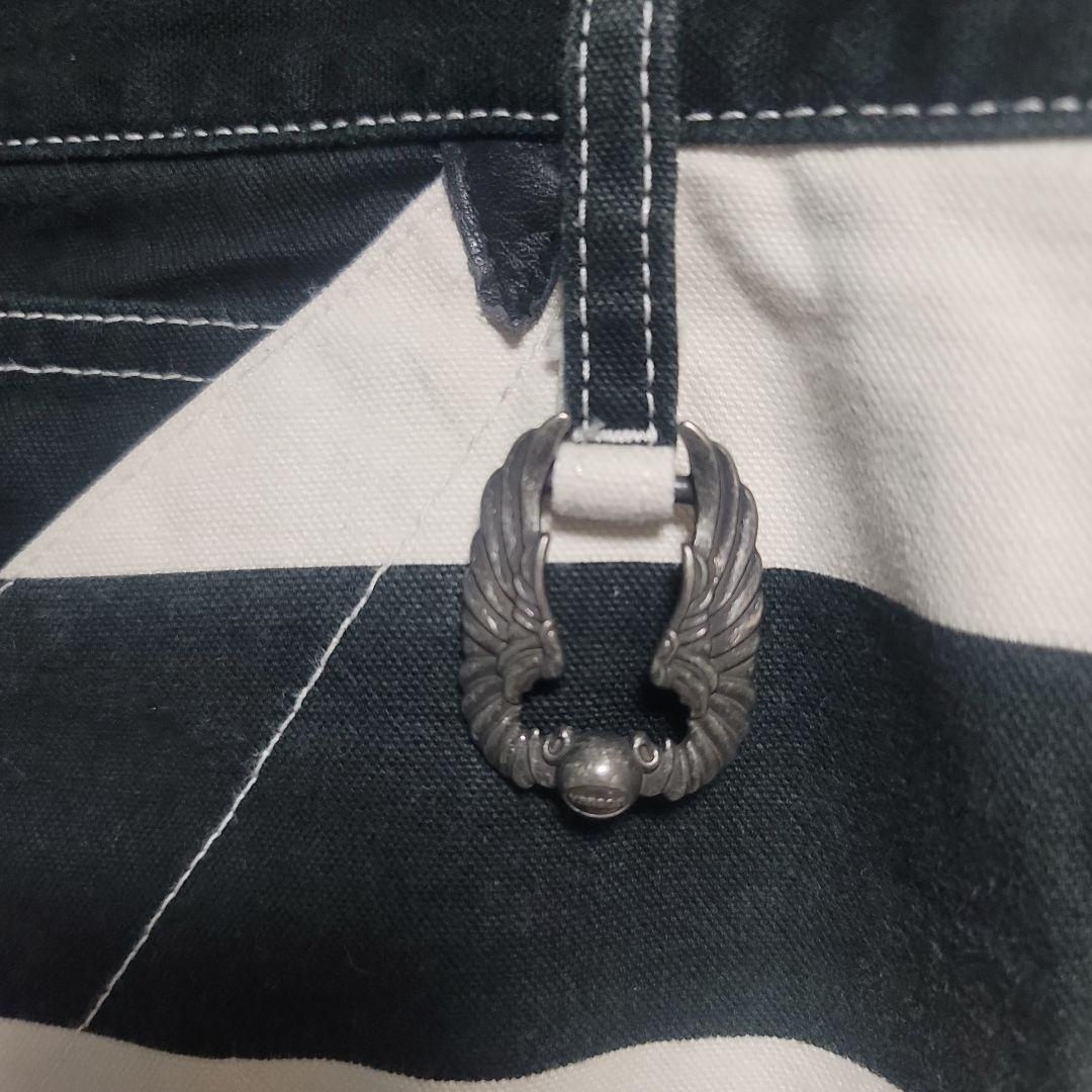 バンソン ストライプパンツ 34インチ Vanson 囚人パンツ