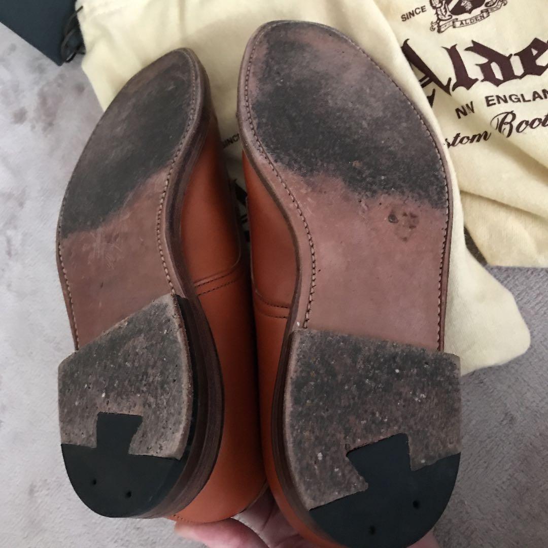 美品限定！ALDENドレスシューズ9D/D7605Yオールデンカーフ
